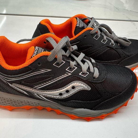 Saucony Other - Saucony Kids Black and Orange Sneakers Brand New with Box